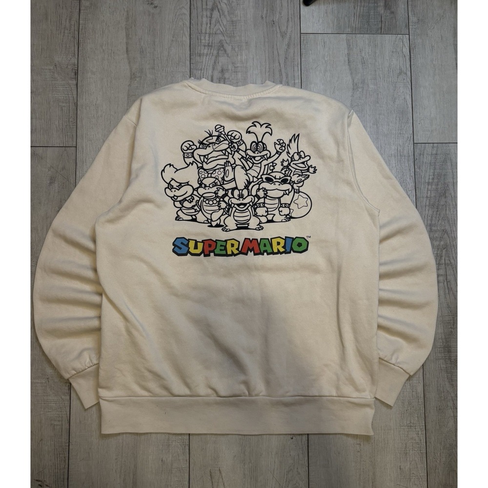 Cream Super‎ Mario Crewneck Sweatshirt Size S Woman